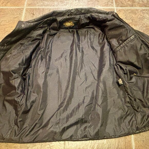 ~~Mens XL Vintage Guide Gear Leather Lined Mid-length Coat Jacket - Picture 6 of 10